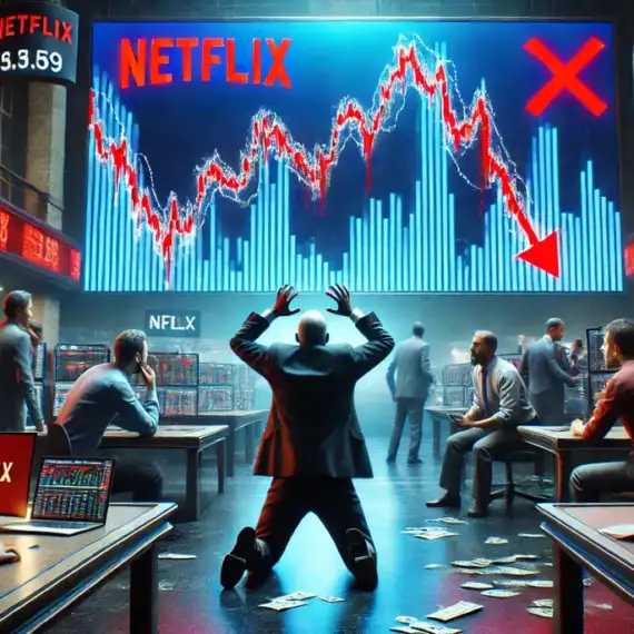 Netflix crolla in borsa