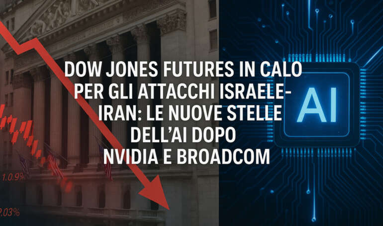 Dow Jones Futures in calo per gli attacchi Israele-Iran