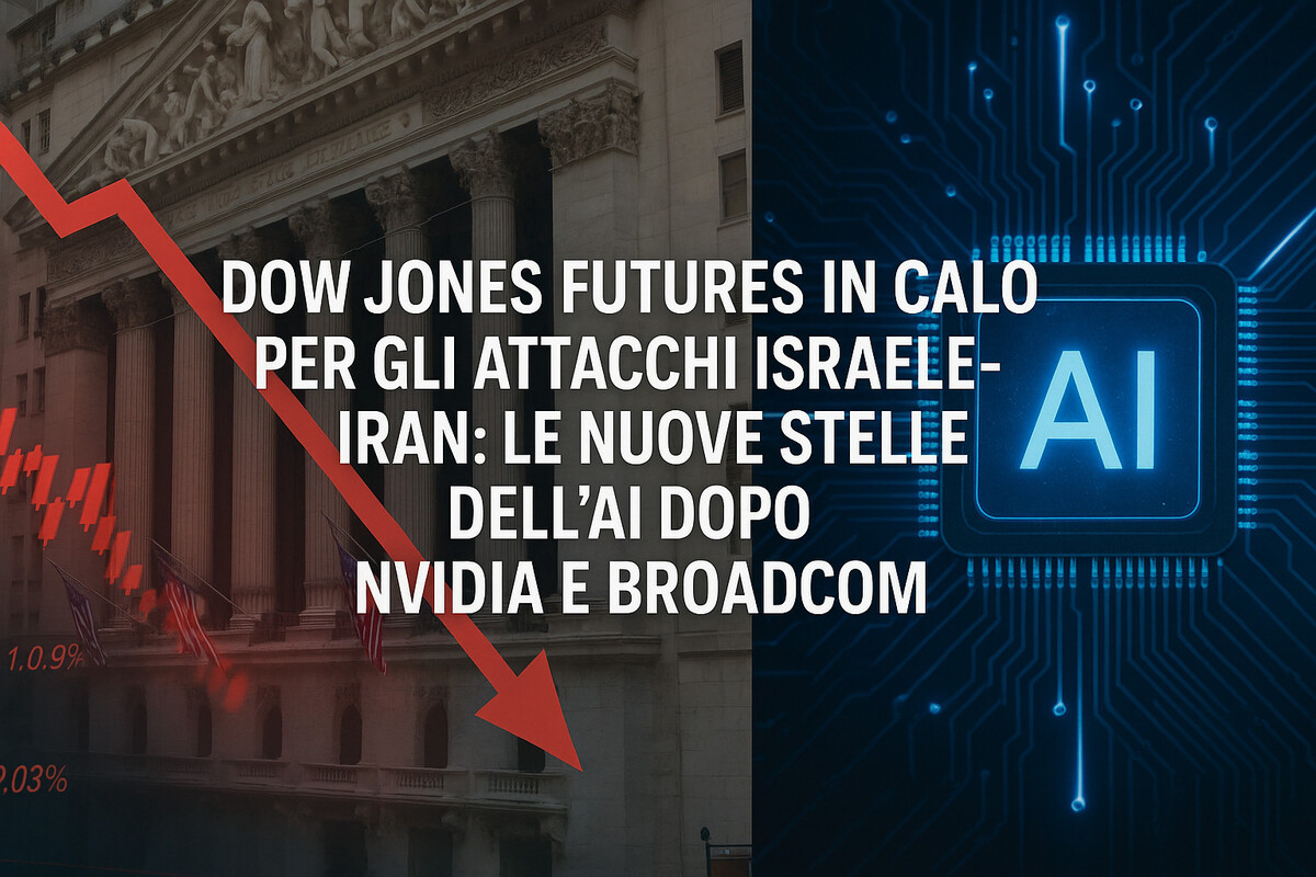 Dow Jones Futures in calo per gli attacchi Israele-Iran