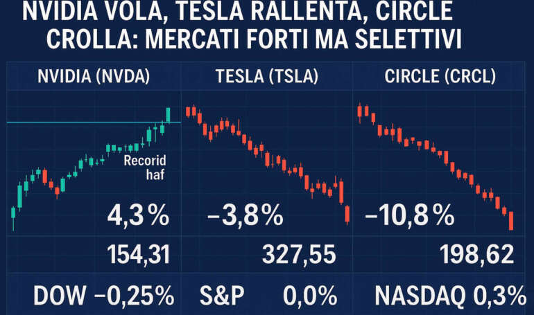 Nvidia ai massimi storici