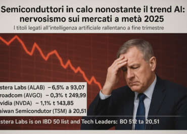 Semincoduttori calano in borsa